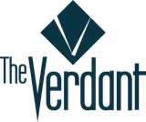 The Verdant logo with a dark teal geometric leaf icon above the wordmark.