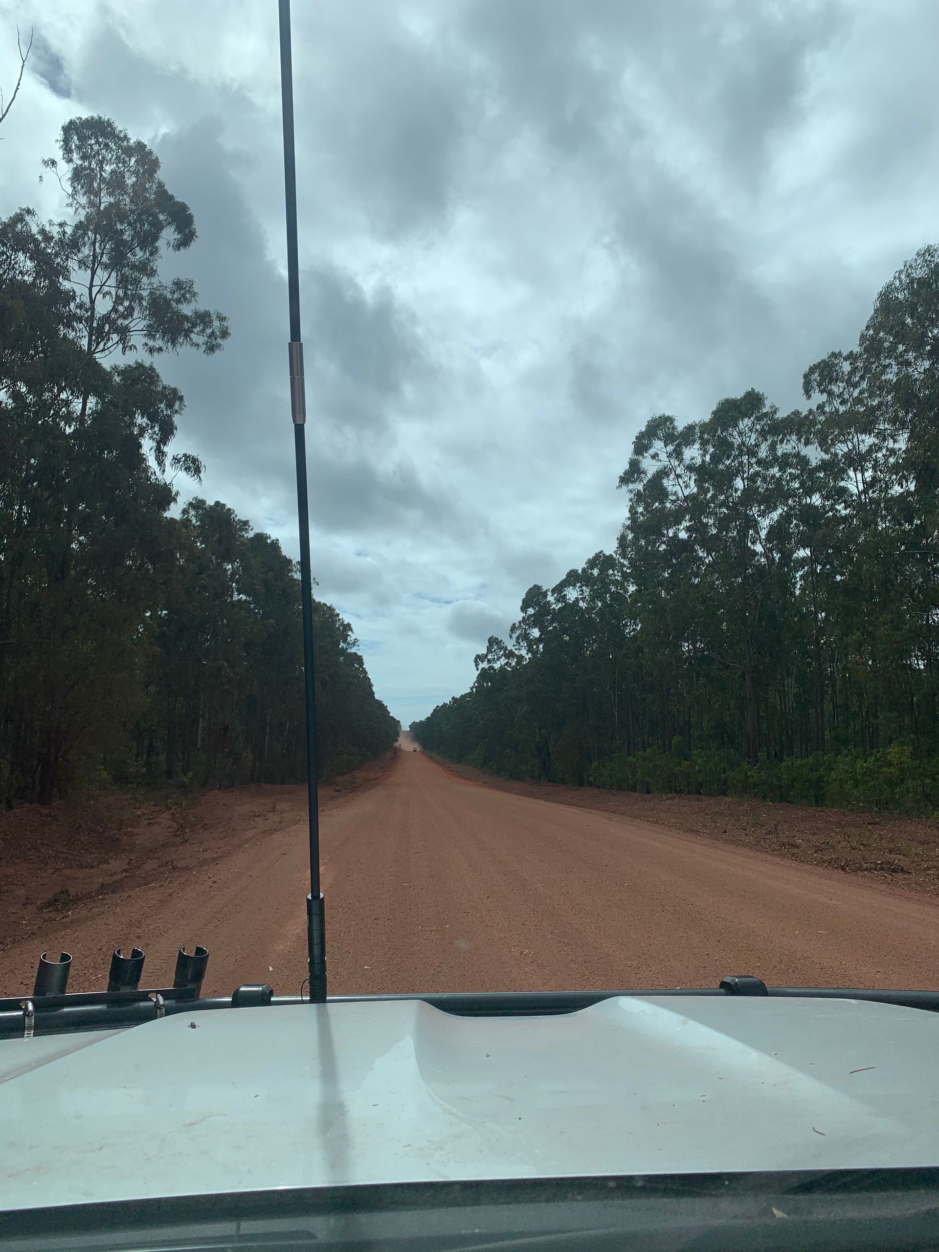 Red dust unsealed road in remote Northern Territory taken by Rise during remote project delivery. 