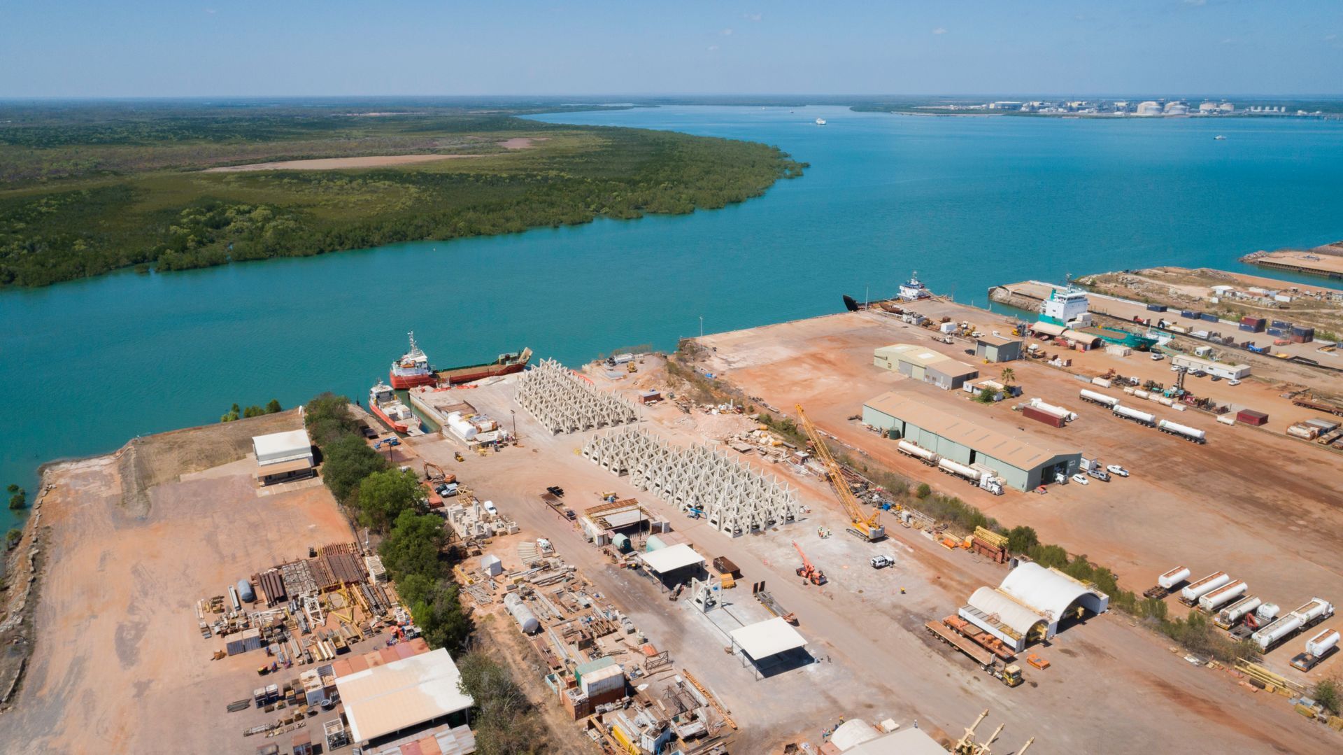 Remote site monitoring of large-scale manufacturing artificial reef project in the Northern Territory.