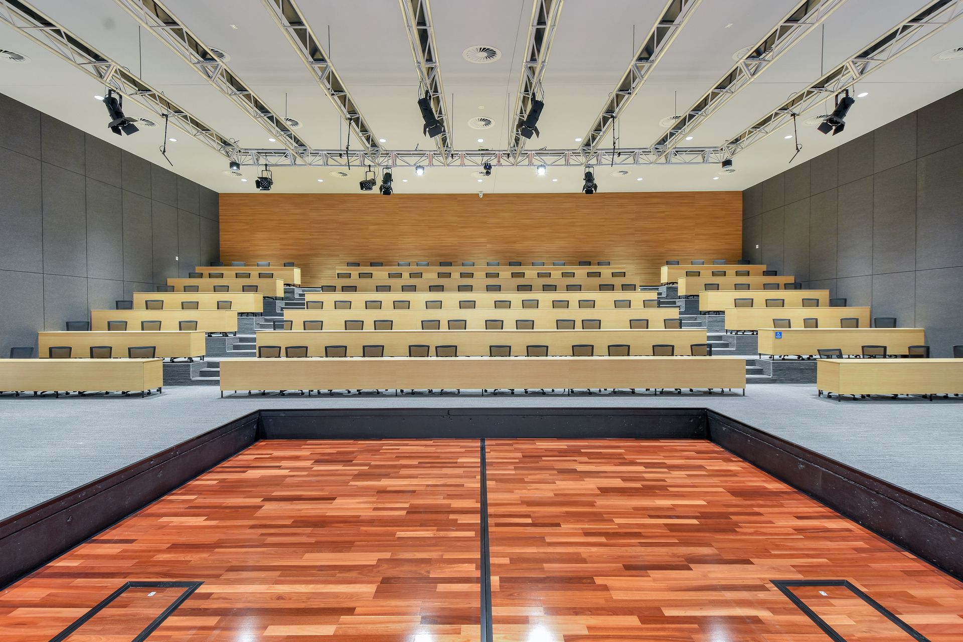 Digital twin of auditorium as part of an asset management project.