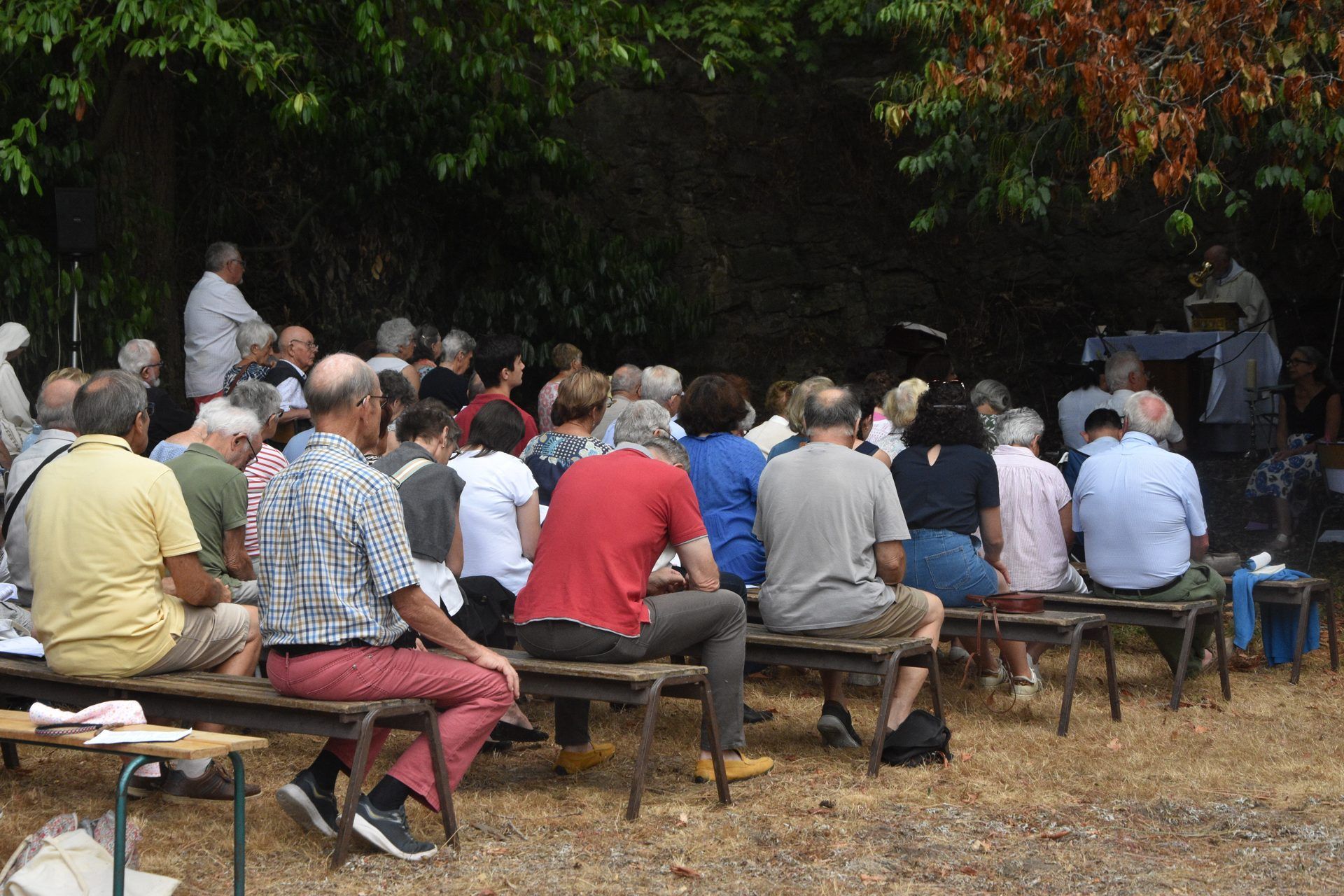 Une messe en plein air
