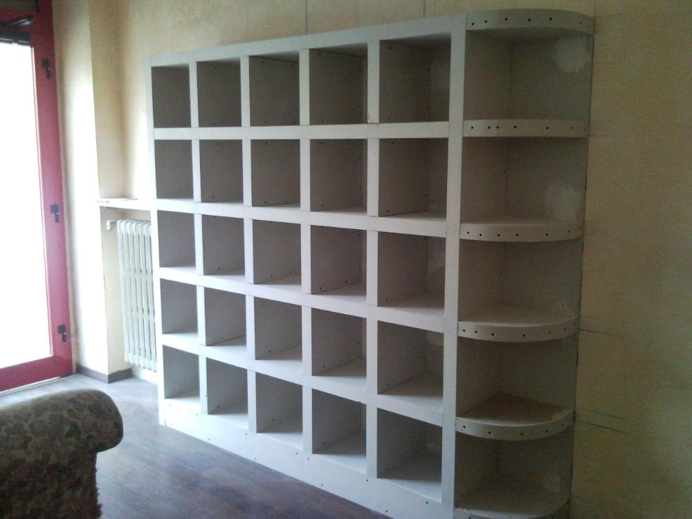 libreria in cartongesso