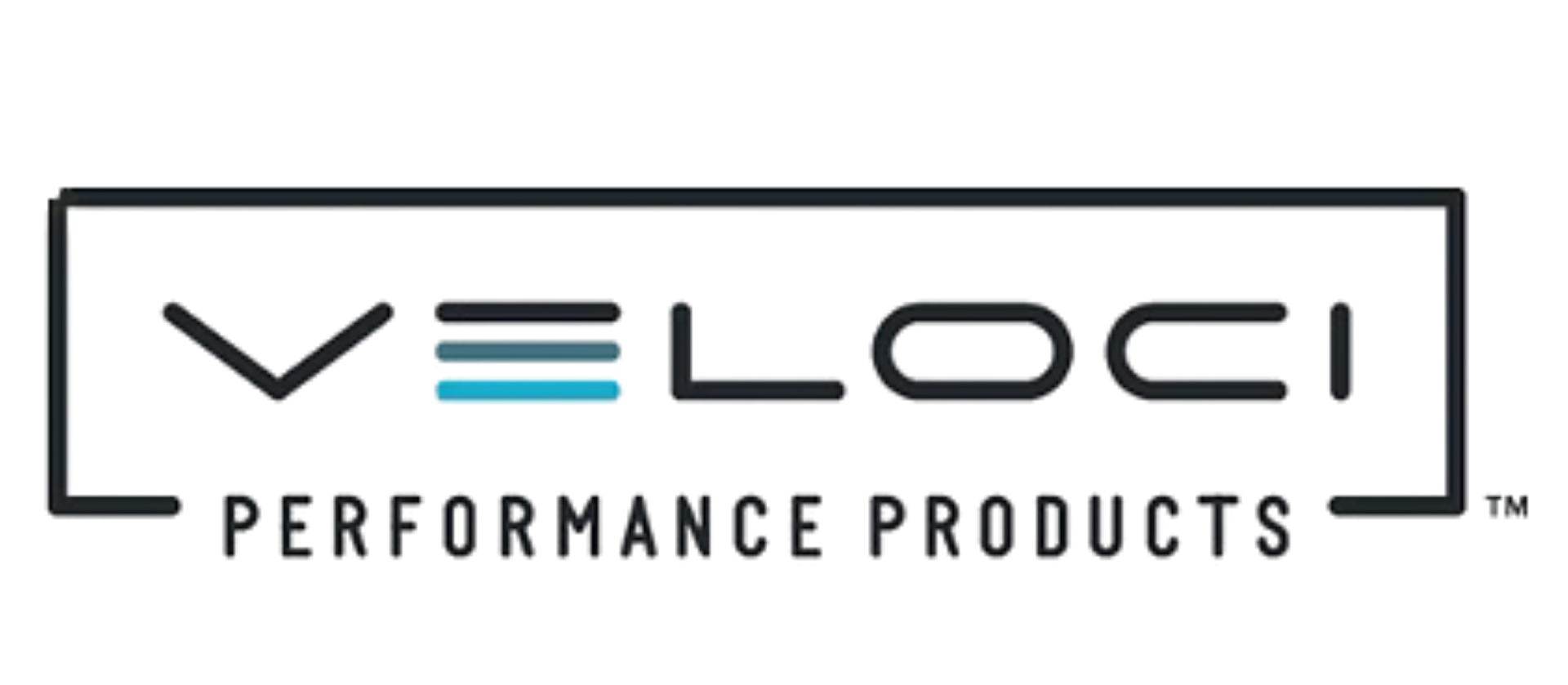 VELOCI Performance Products logo in black and teal