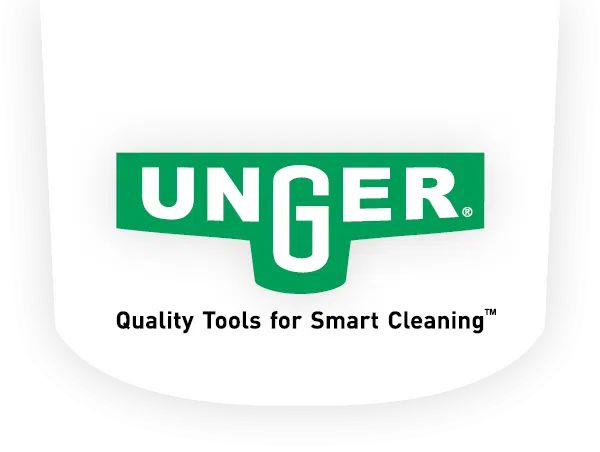 UNGER logo in green with the tagline “Quality Tools for Smart Cleaning”