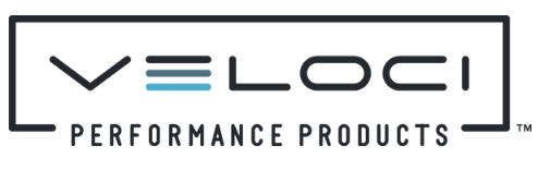 VELOCI Performance Products logo in black and teal
