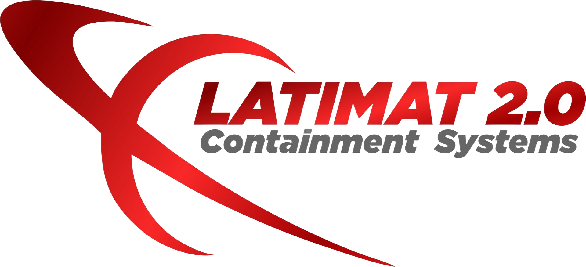 LATIMAT 2.0 Containment Systems logo in red and gray on a white background