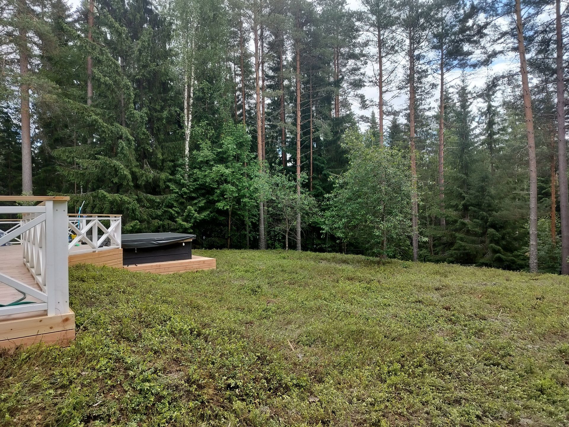 takapiha kuntalla vuorattuna