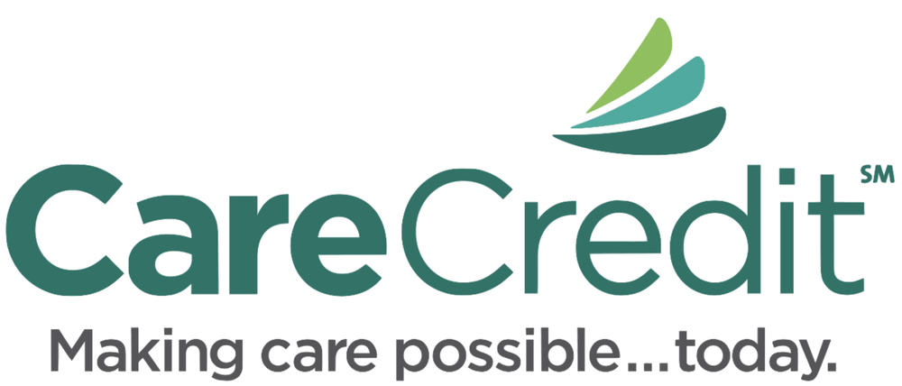 CareCredit logo with green and teal leaf icon and the tagline “Making care possible...today.”