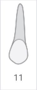Gray teardrop-shaped icon above the number 11