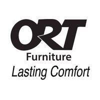 Logo for ORT Furniture: black letters