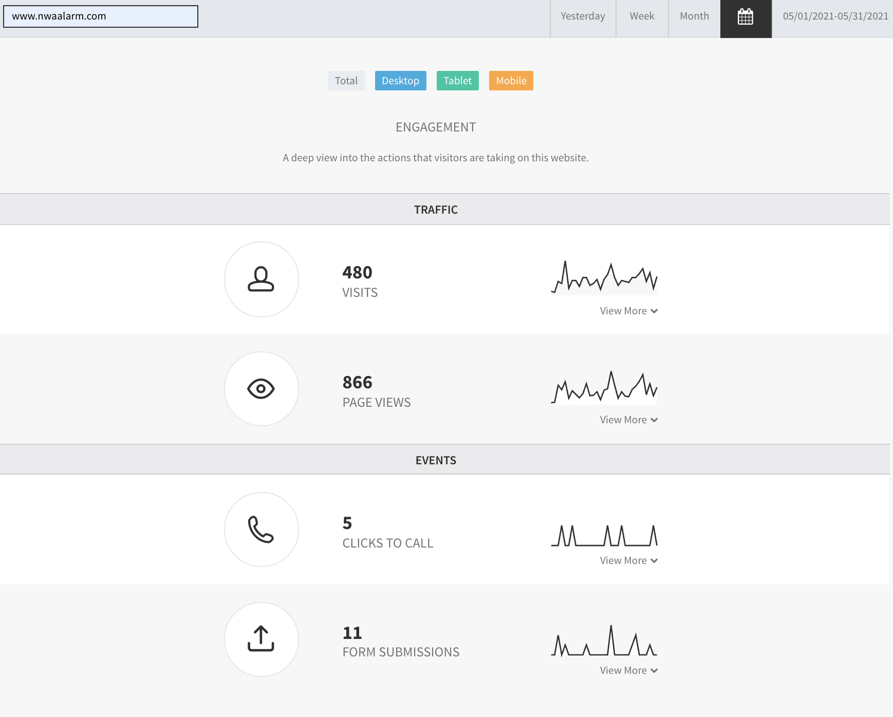 Arabic-language contact/settings screen with four rows of icons and text on a white background