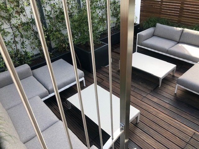 terrasse aménagée