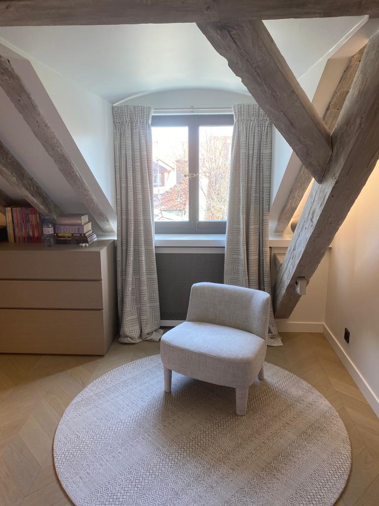 Réalisation d'un salon de luxe vieille ville Genève ars vivendi