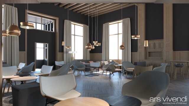 Mountain Lodge Villars décoration de zone commune ars vivendi