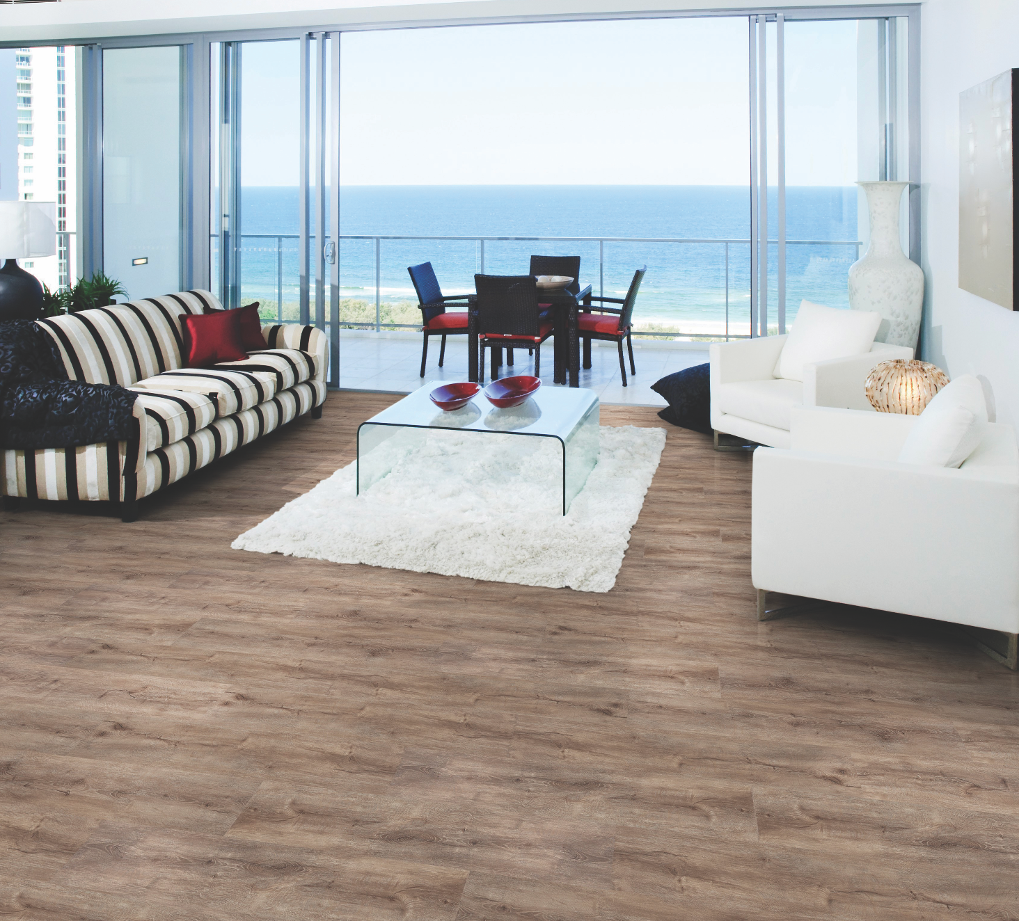 A Close Up Of A Wooden Floor With A Herringbone Pattern — Mid Coast Flooring & Blinds In Harrington, NSW