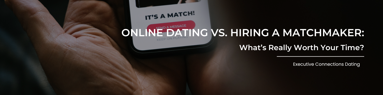 Professional matchmaker in Houston compares online dating to luxury matchmaking services.