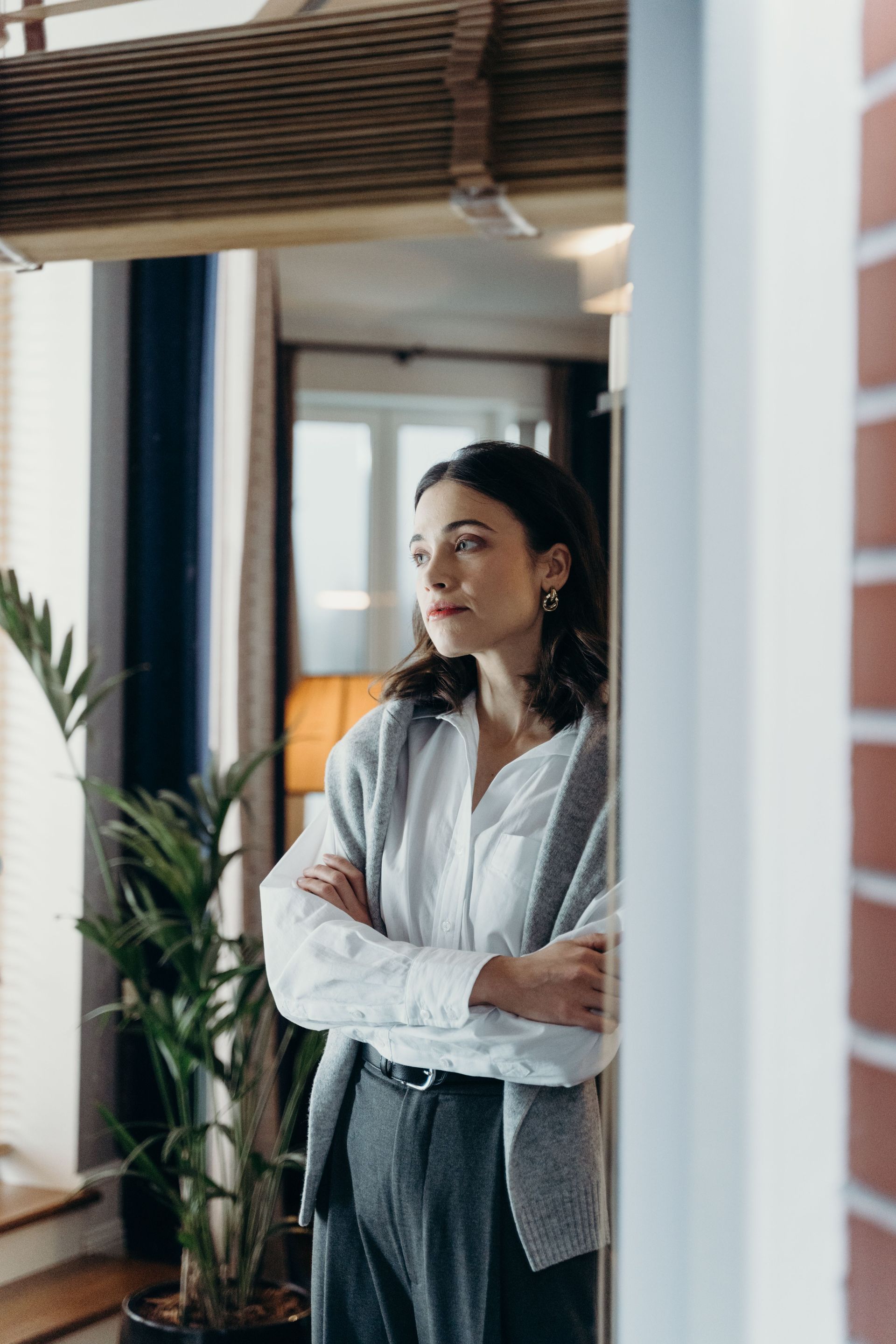 A successful professional considering what it takes to build both career and a lasting relationship