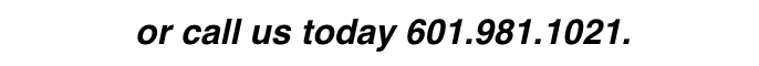A black and white image of the words `` or call us today ''.