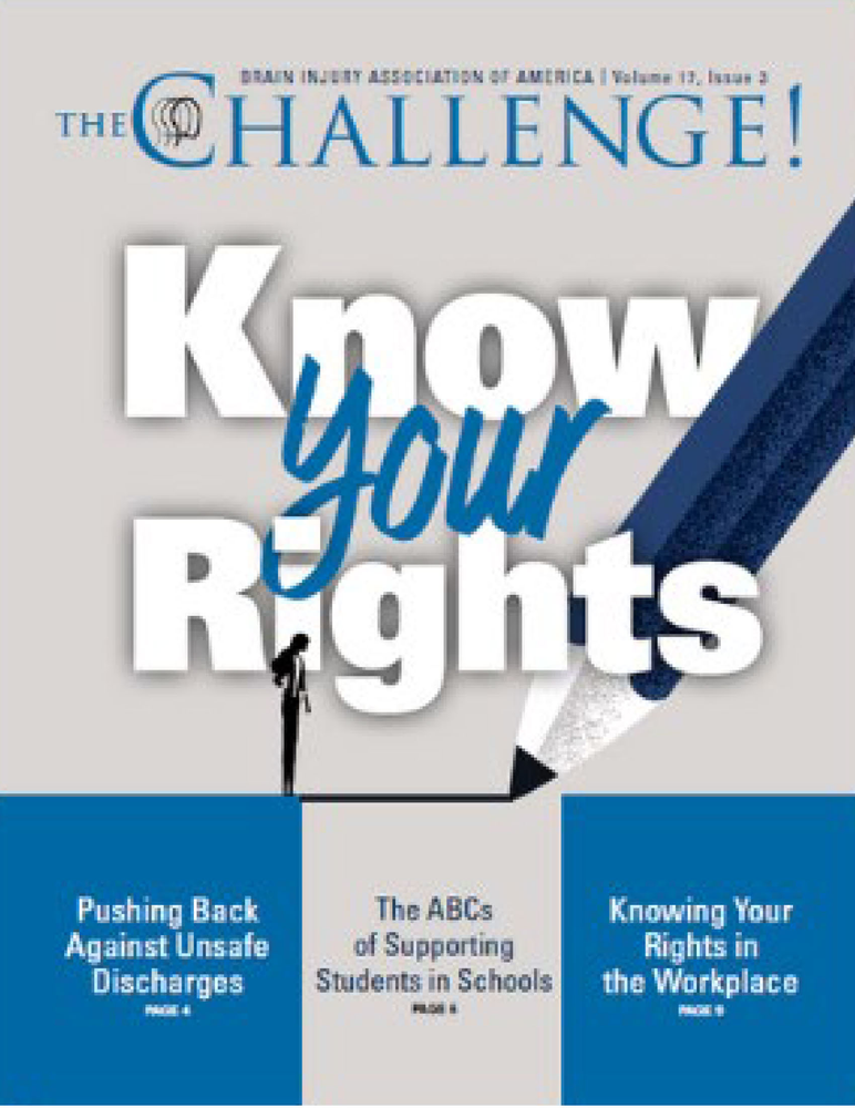 A magazine cover that says know your rights