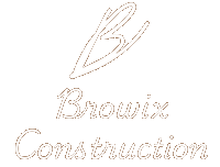 Brown logo reading "Brown Construction" with a stylized B above the text