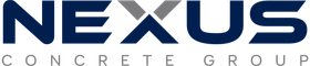 Nexus Concrete Group logo with dark blue “NEXUS” text and gray “CONCRETE GROUP” beneath it