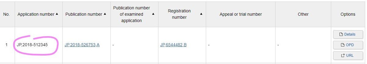 The Japanese Patent Application Numbering System