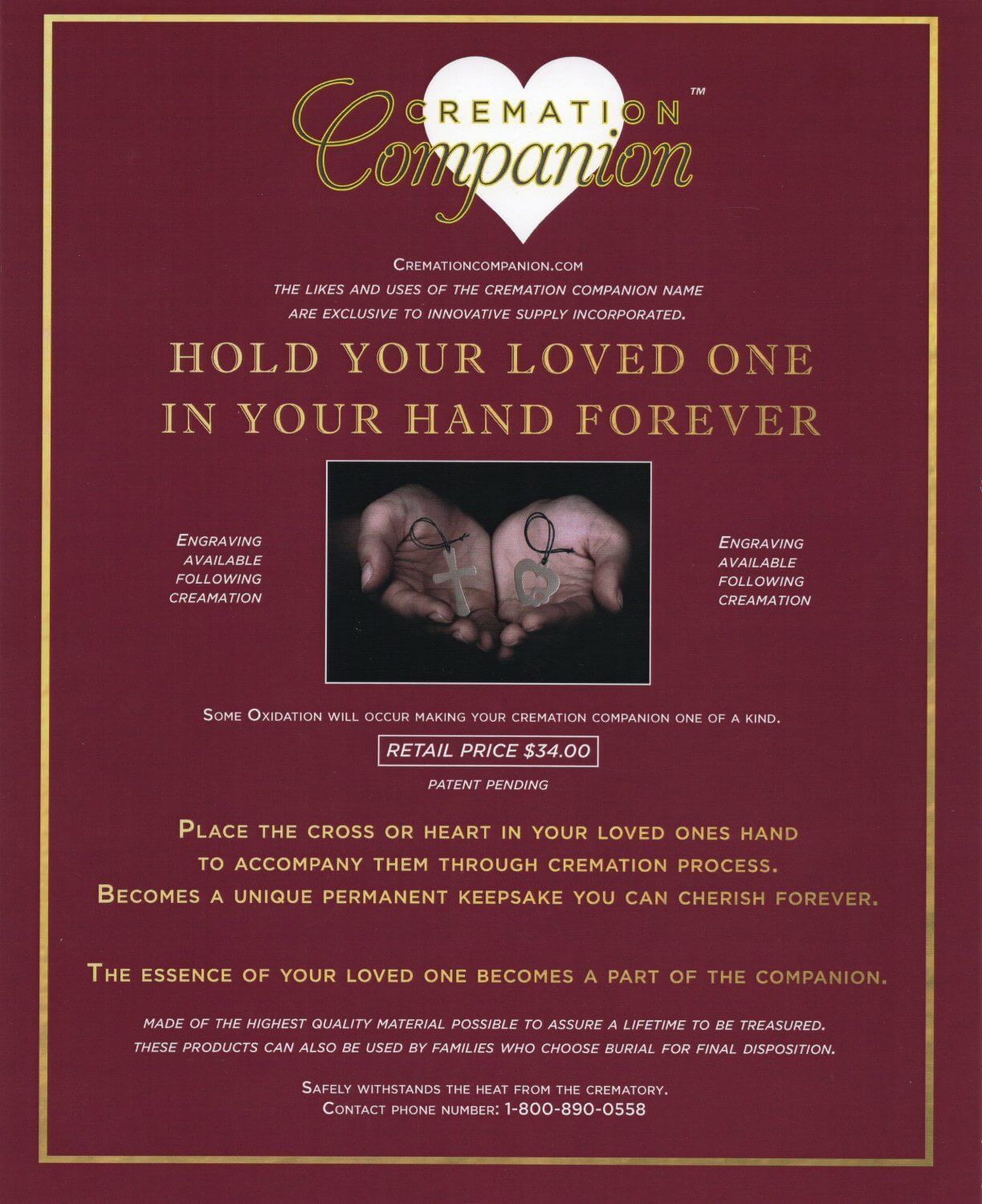 Cremation poster