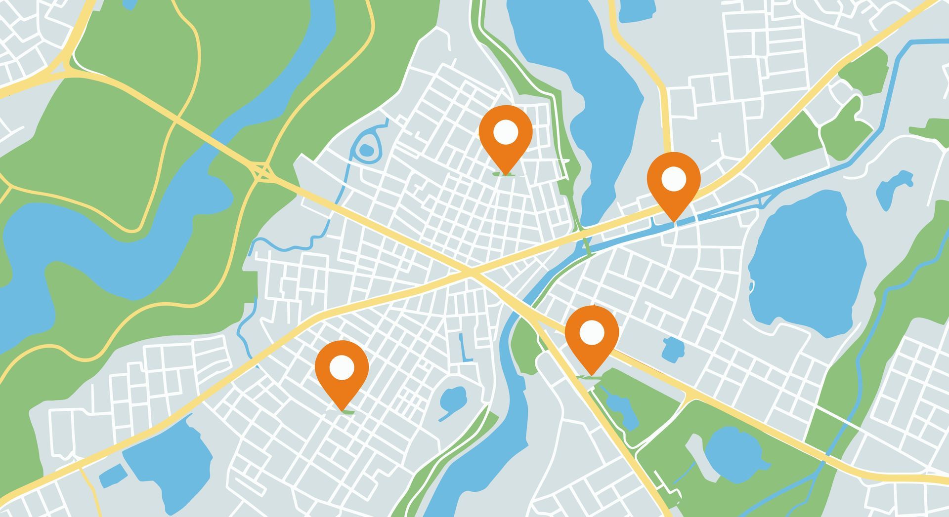 Google map with multiple locations
