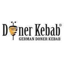 Döner Kebab logo with a stylized kebab icon and the words “GERMAN DONER KEBAB”