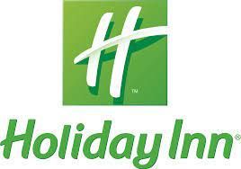 Holiday Inn logo with green square and white “H” above green wordmark