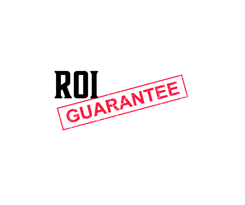 RO guarantee logo with black “RO” and red diagonal “GUARANTEE” stamp