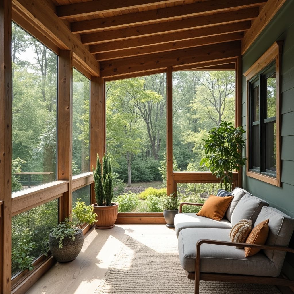 HOA-approved screened enclosure in Montgomery County
