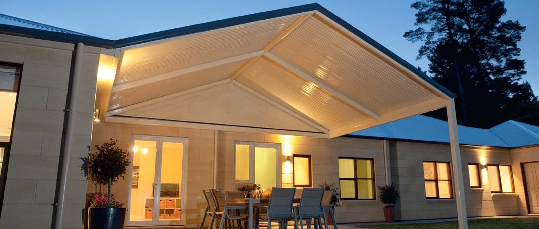 Houston covered patio with lighting and concrete slab