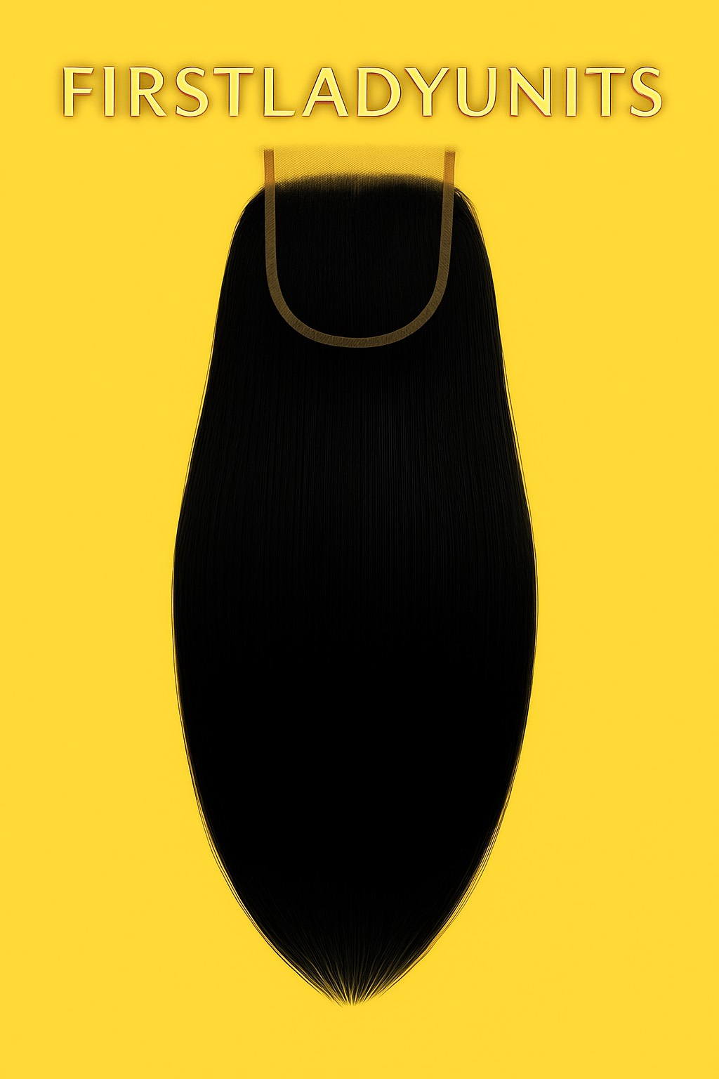 4x4 Raw Black Straight HD Closure Wig