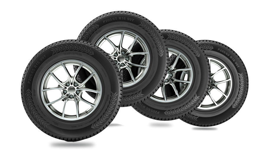 Car Tires on White Background — Redding, CA — Nor Cal Tire Car Tires on White Background — Redding, CA — Nor Cal Tire