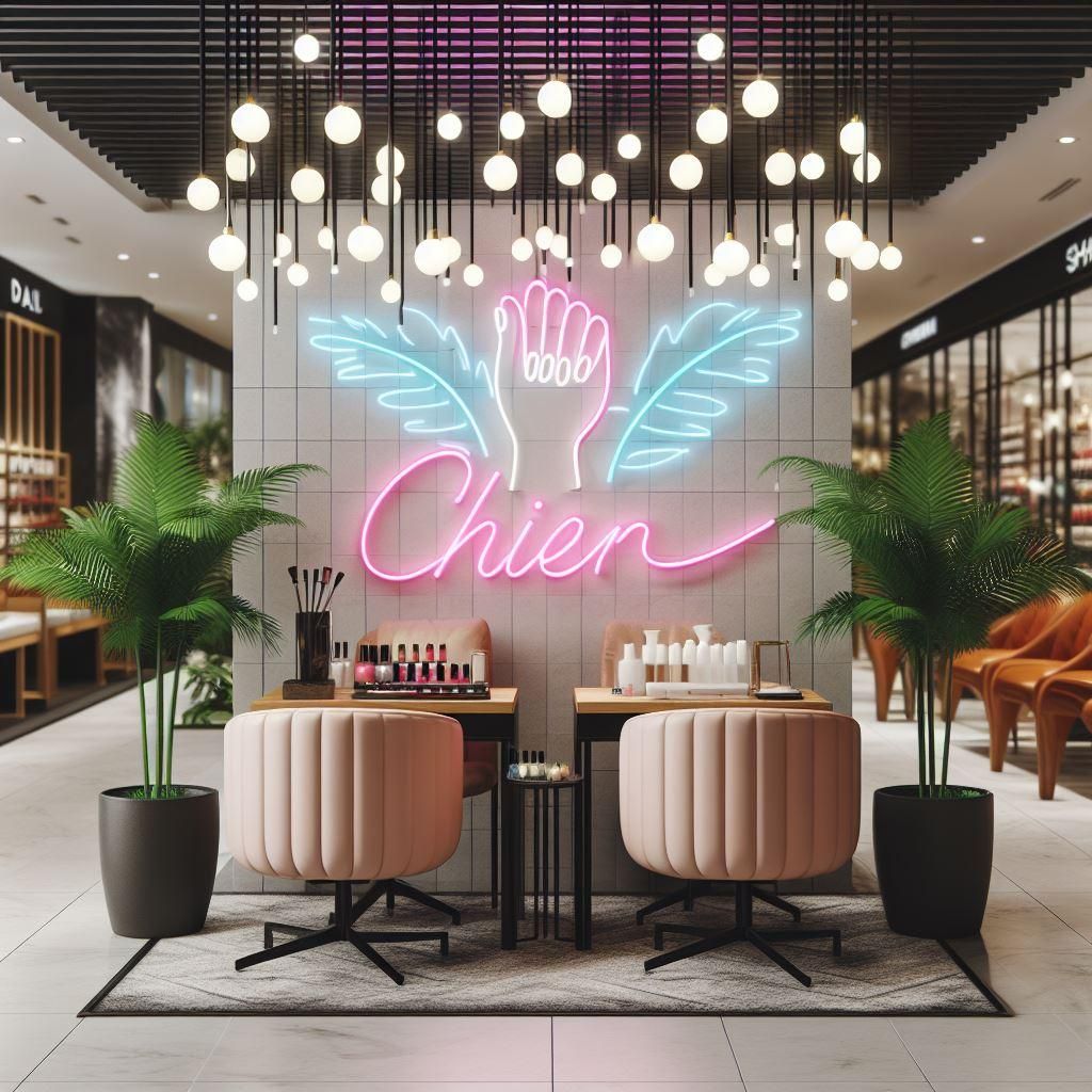 neón salón uñas