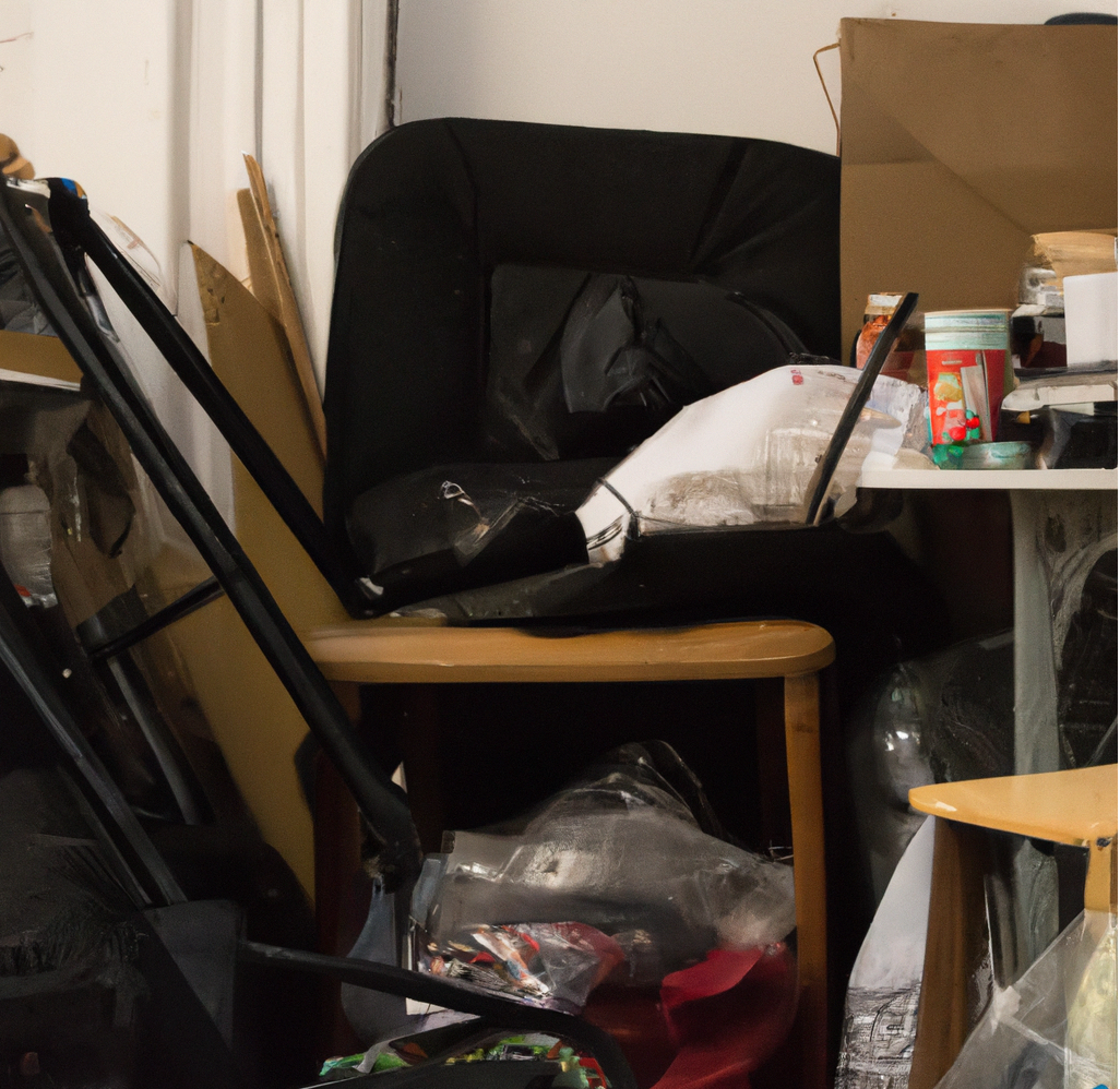 furniture clutter in an apartment