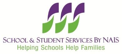 A logo for school and student services by nais helping schools help families