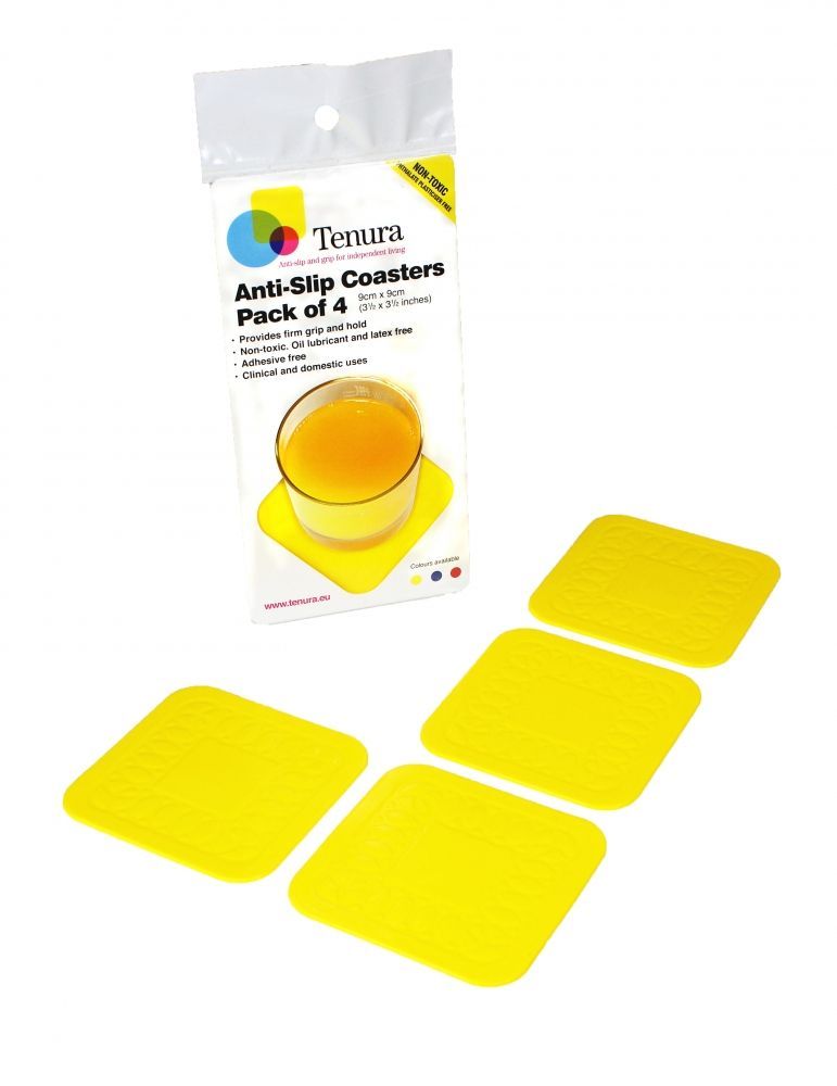 Anti-slip onderzetters (geel)