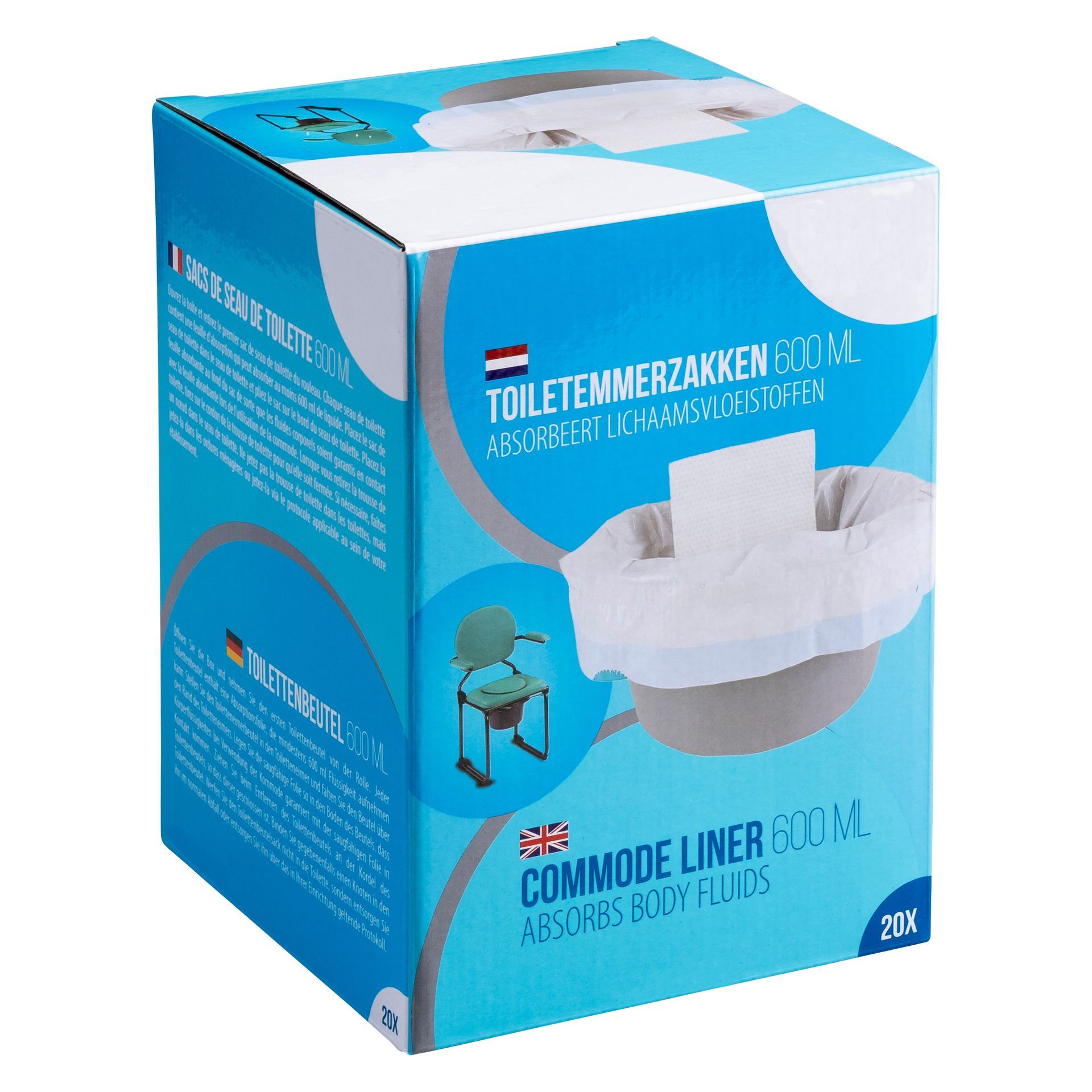 Toiletemmer opvangzak