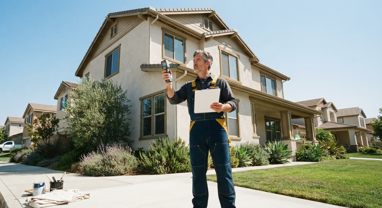 Tulare Painters checking the residential