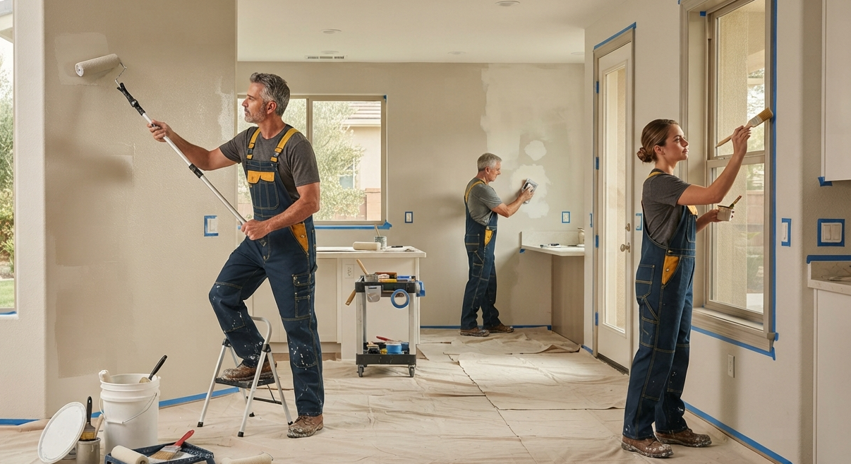 Residential and commercial painting services in Tulare, California