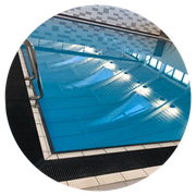 Swimming pool grating