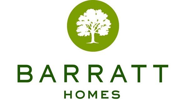 Street Name Plate Co. | the logo for barratt homes has a tree in a green circle .