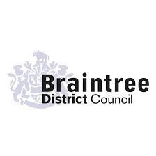 Street Name Plate Co. | the braintree district council logo is on a white background .