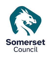 Street Name Plate Co. | the logo for the somerset council has a dragon on it .