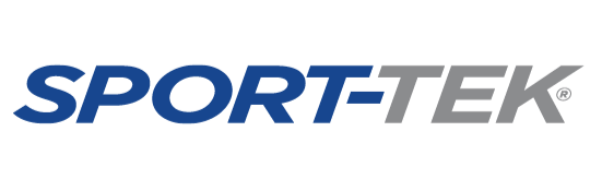 SPORT-TEK logo in blue and gray text on a white background