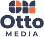The logo for otto media is orange and white with a red square in the middle.
