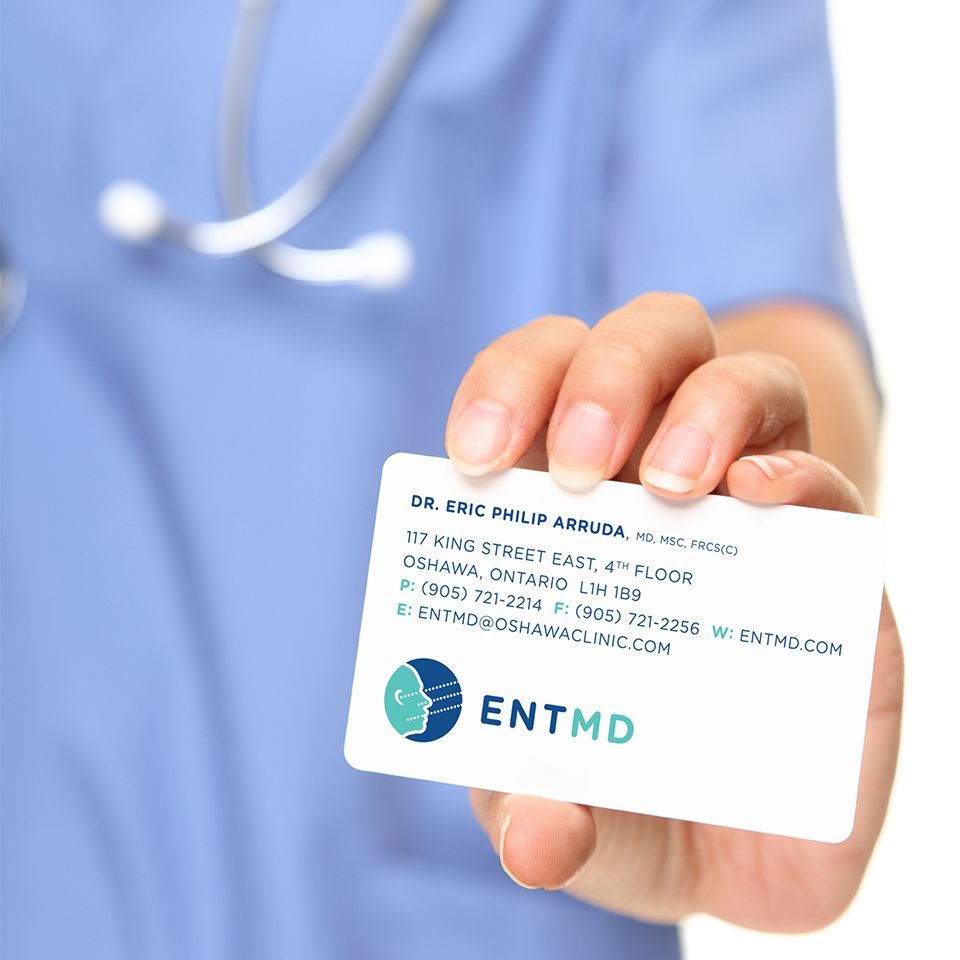 ENTMB business in the hand of a doctor