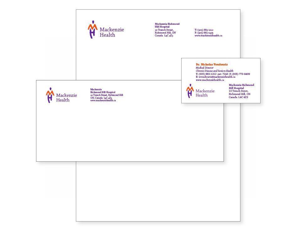 Mackenzie Health stationery
